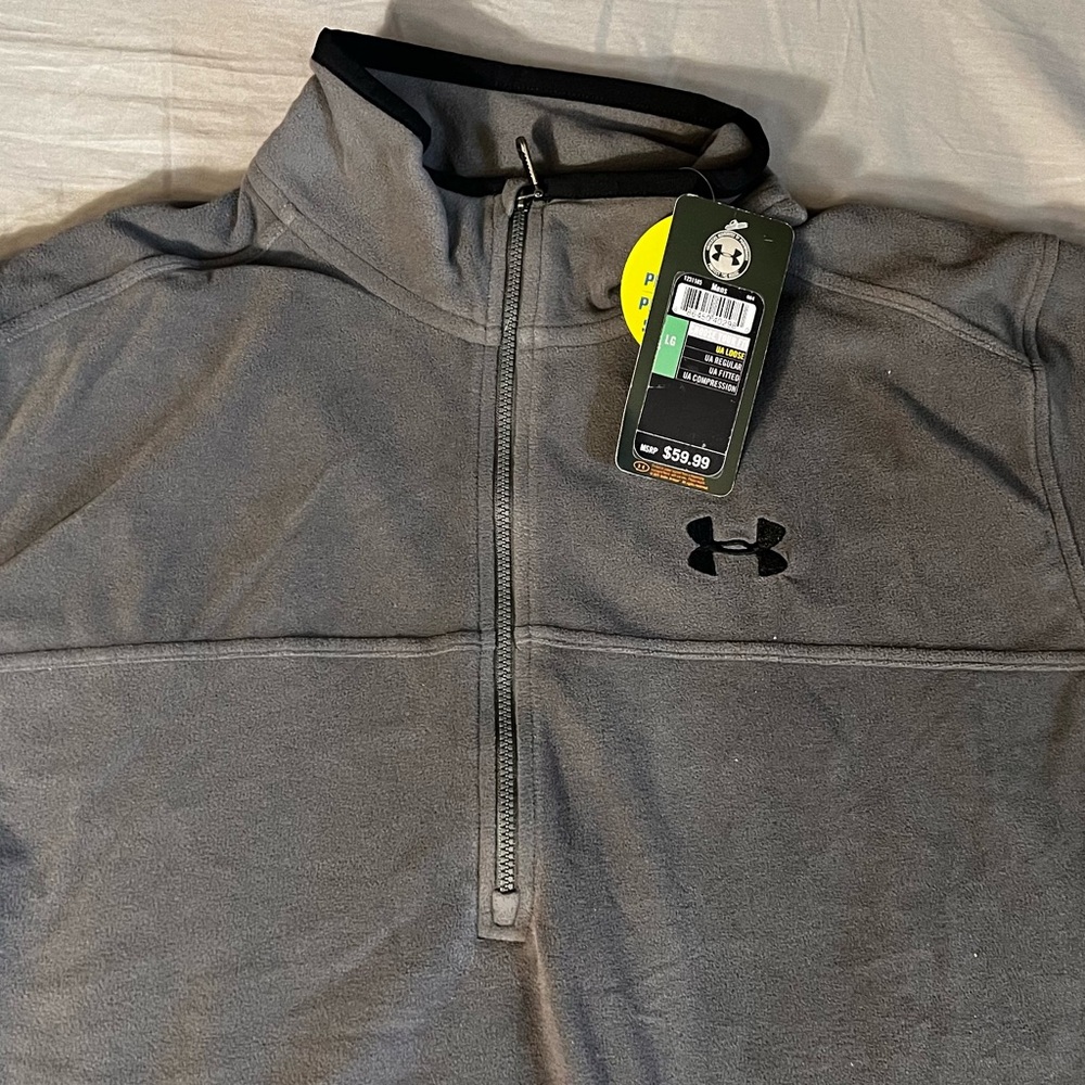 Under Armour Gray Quarter-Zip Pullover